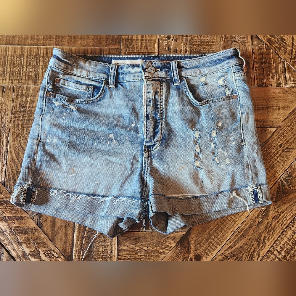 Anthropologie Pilcro Denim Shorts Size 28